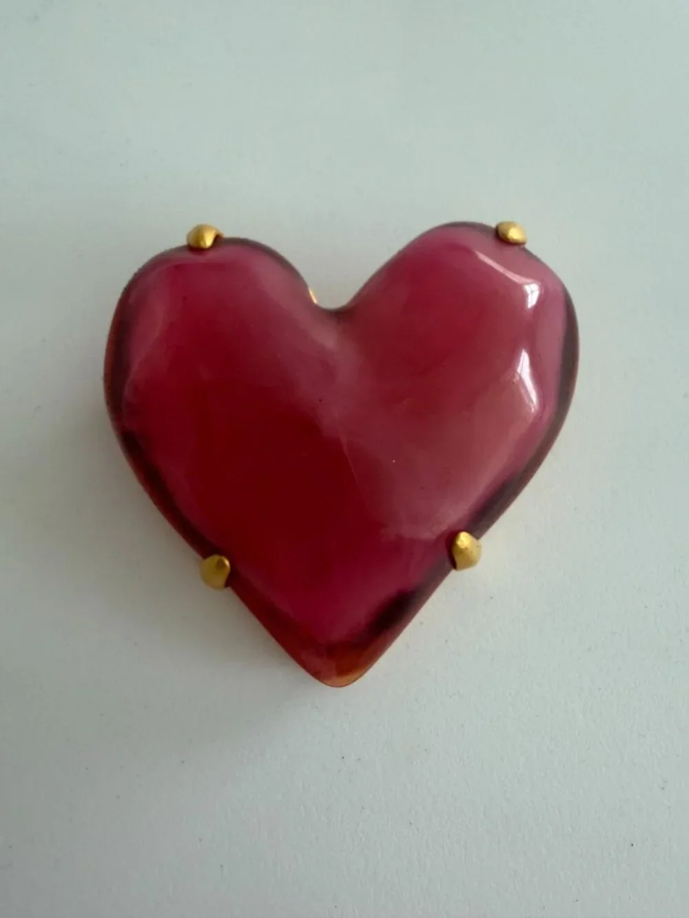 GIVENCHY Haute Couture Vintage Lucite Brooch Pin